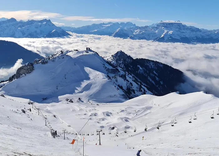 Lägenhet Au Centre Du Village 4-6 Personnes Leysin